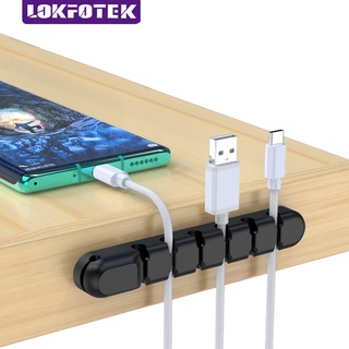 Kẹp giữ dây cáp LOKFOTEK A01 5 lỗ kẹp bằng silicon thân thiện với môi trường