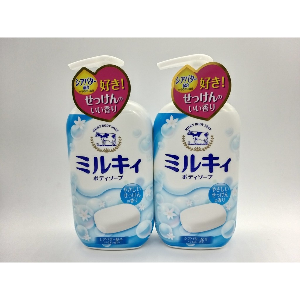 Sữa tắm hương hoa cỏ Cow Milky Body Soap 550ml