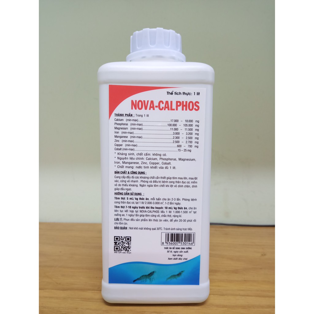 Khoáng Kích Thích Tôm Lột Xác Anova Nova Calphos