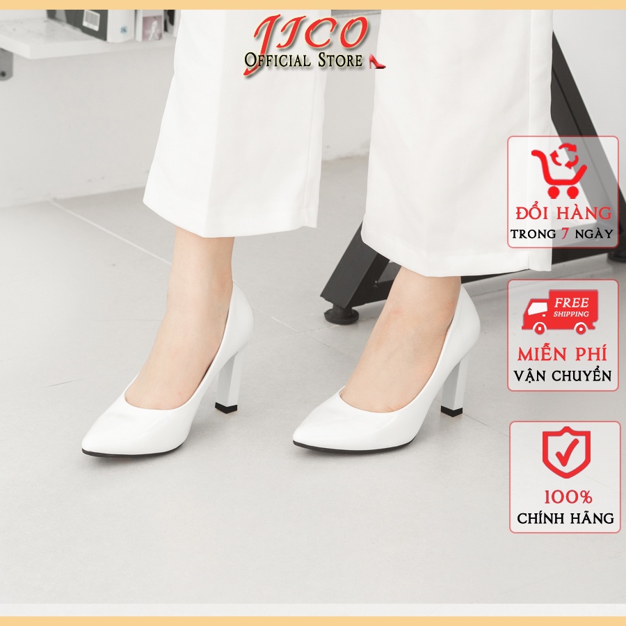 GIÀY CAO GÓT JICO MŨI TRƠN CAO 5 PHÂN -