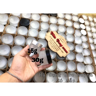 Hũ đựng lư.u huỳ.nh thủ.y ti.nh dày dặn