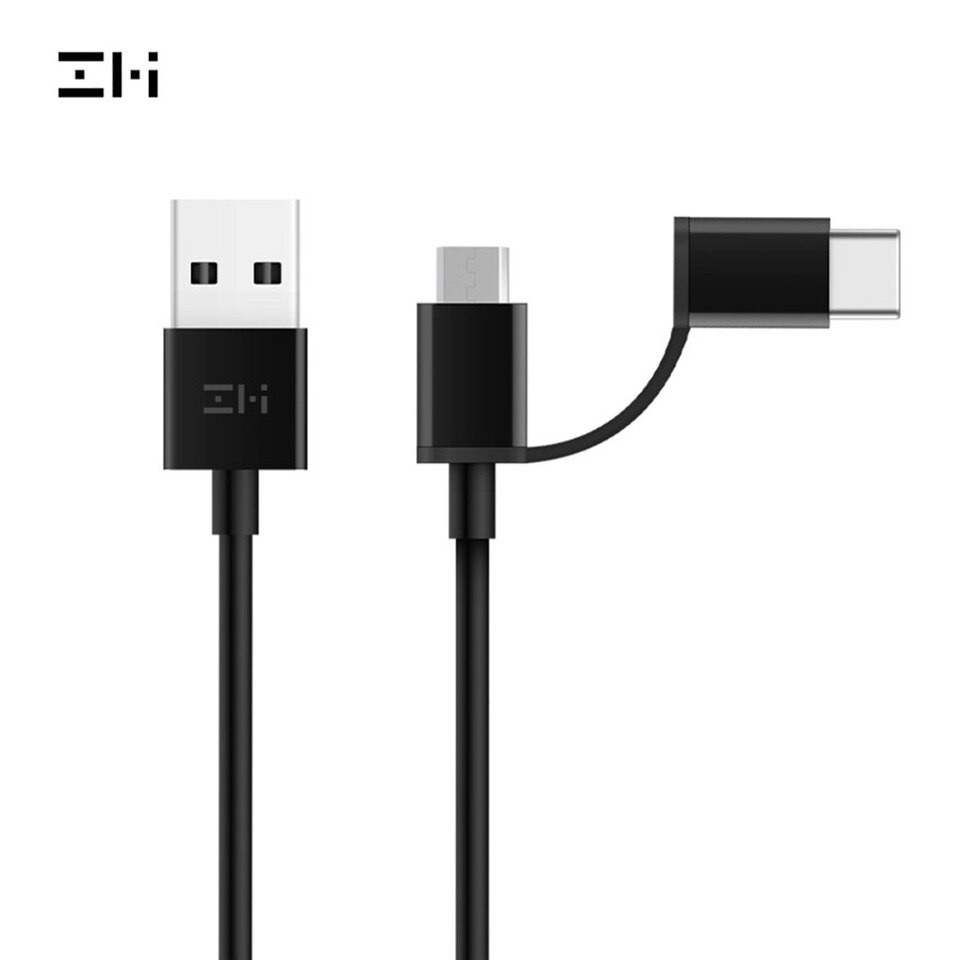 Cáp Zmi 2 đầu Micro USB- Type C ( Dài 1m & 30cm )