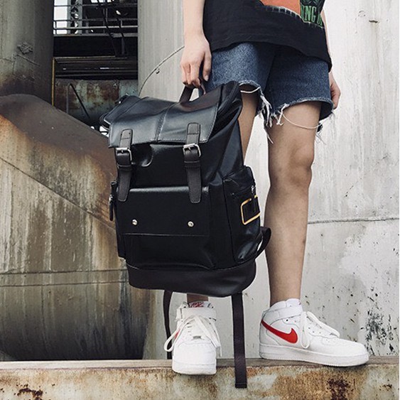 Balo Da Nam - Balo Da Hàn Quốc GU6605 w9830 Chất Liệu Da Cao Cấp Chống Nước Thời Trang 2019