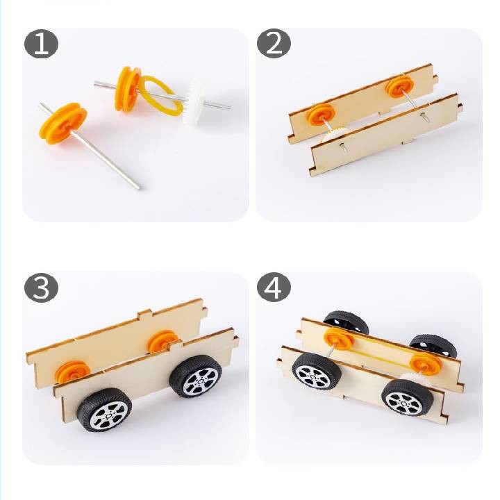Đồ chơi trẻ em vận động lắp ráp mô hình xe điện ba toa bằng gỗ cho bé trai bé gái phát triển kỹ năng khoa học sáng tạo
