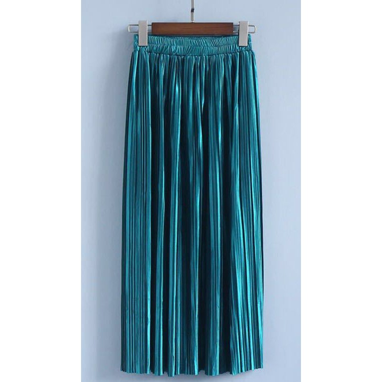 Chân Váy Xếp Ly Sáng Bóng Sang Chảnh VD0031 | BigBuy360 - bigbuy360.vn