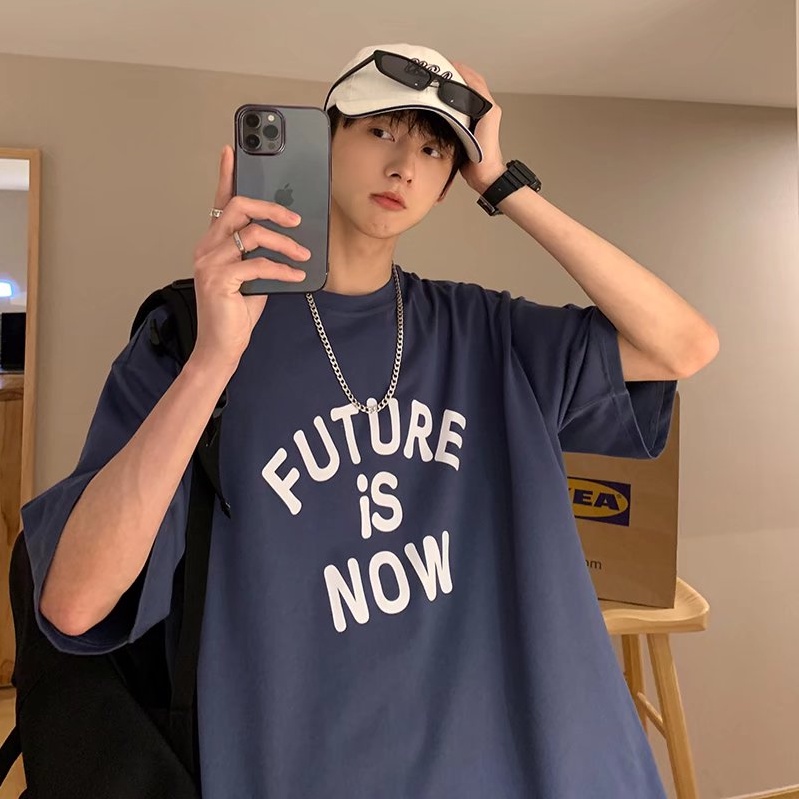 simple áo phông bông Áo thun phong cách Hàn Quốc áo phông nữ oversize áo phông nam unisex ifashion lụa áo phông form rộng