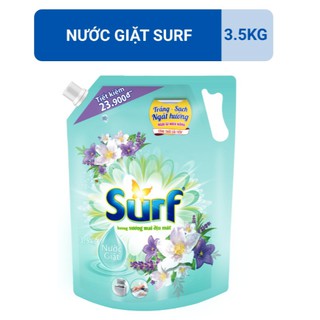 Nước Giặt Surf Sương Mai Dịu Mát Túi 3.5kg