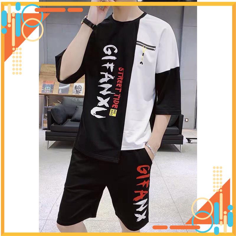 Quần áo hè nam cotton, áo cộc tay, quần đùi, áo phôn đẹp thoáng mát, chất liệu cotton thấm hút mồ hôi, siêu mềm mịn ngầu