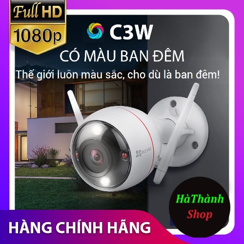 [Mã ELCA5 giảm 7% đơn 500K] (Bản đặc biệt) Camera Ezviz C3W 1080P có màu ban đêm- Kết nối Wifi,Lan