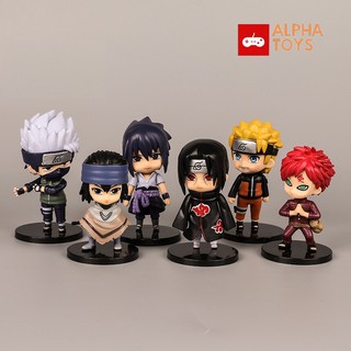 Combo bộ 6 mô hình chibi Naruto ngộ nghĩnh đáng yêu cực đẹp - Naruto