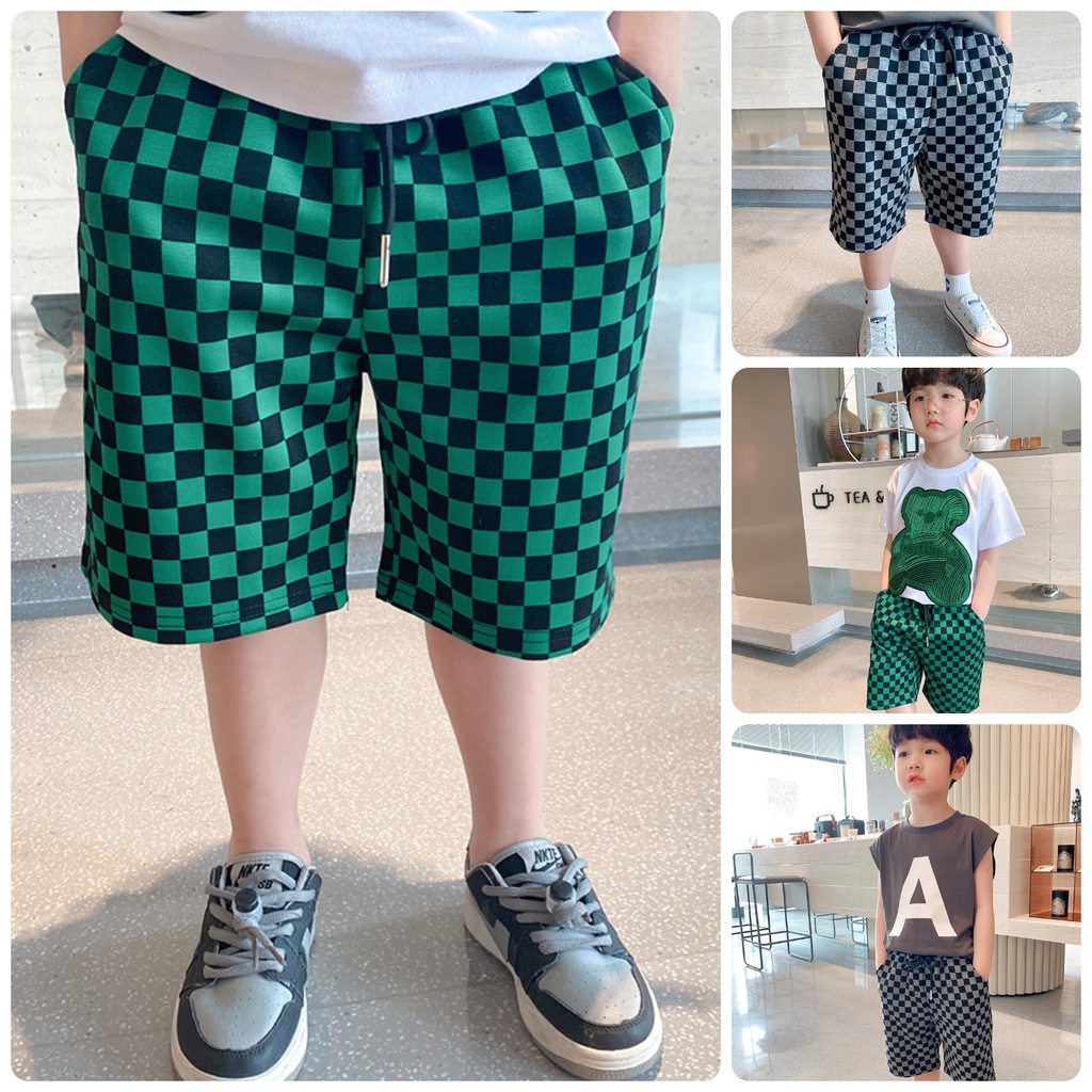 QK4 Size110-150 (15-33kg) Quần đùi bé trai (Quần thun XILIBA) Thời trang trẻ Em hàng quảng châu