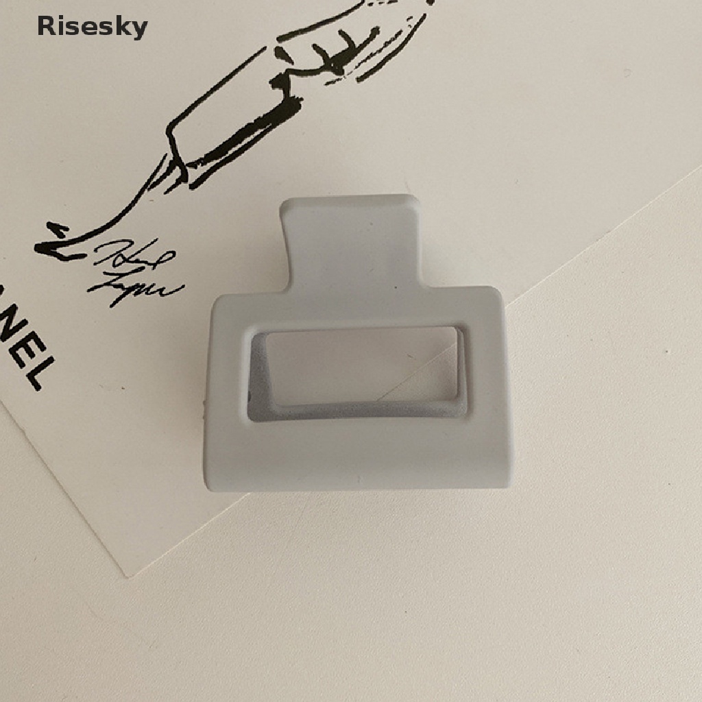 Kẹp Tóc Hình Con Cua Màu Trơn Phong Cách Hàn Quốc