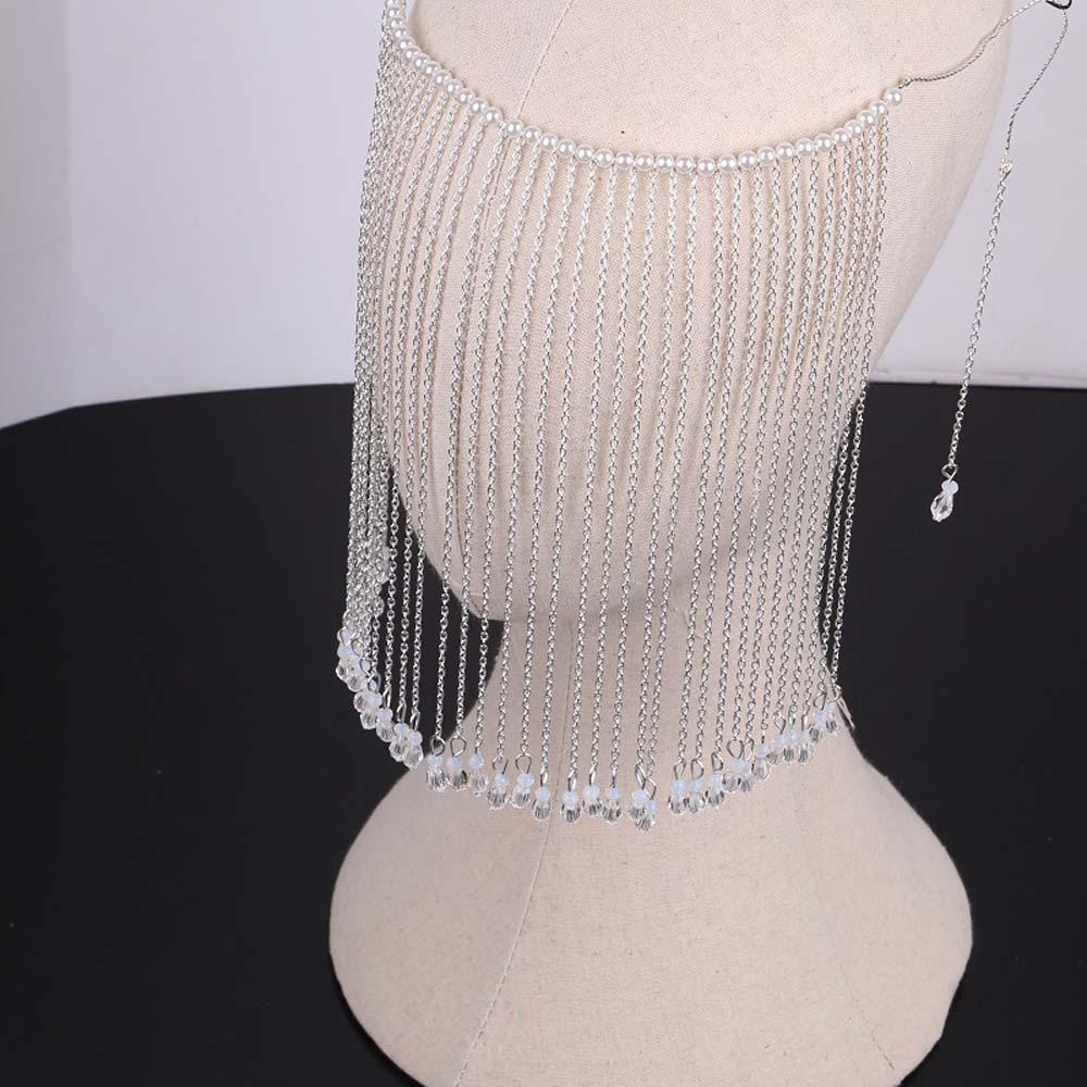 Trâm Cài Tóc Chuỗi Hạt Hợp Kim Phong Cách Hanfu Cổ Điển Cho Nữ