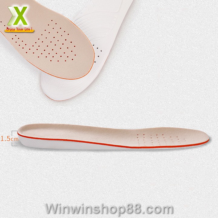 Lót Giày Tăng Chiều Cao EVA Nguyên Bàn V.2 Cao 1.5cm Giúp Hỗ Trợ Tăng Chiều, Êm Chân - Winz.vn