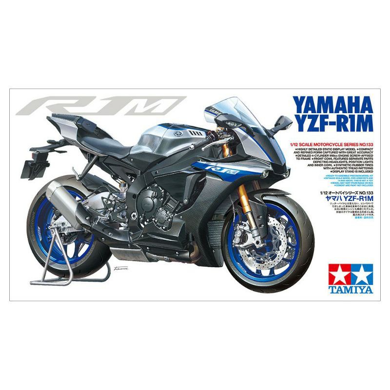 Mô Hình Xe Tamiya Lắp Ráp 1/12 Yamaha Yzf R1M (Đã hoàn thiện)