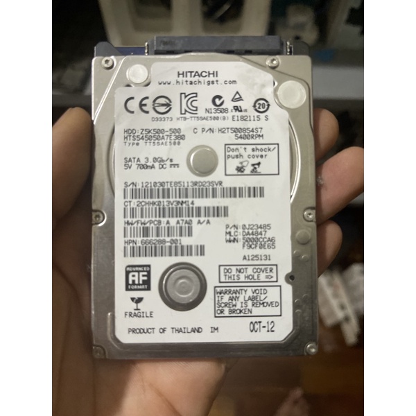 Ổ cứng hdd laptop 500g sata