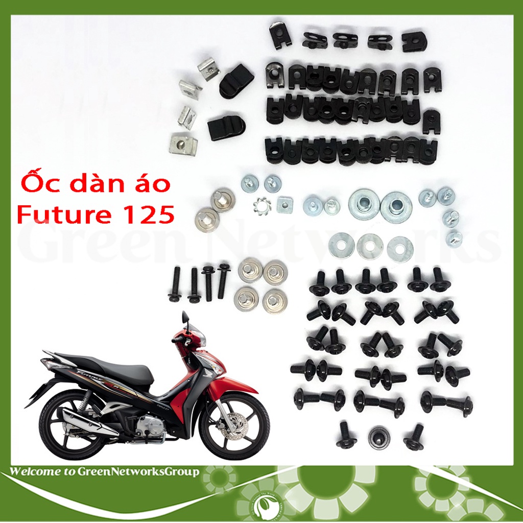 ¤✘▨Bộ ốc dàn áo xe Future 125 Greennetworks