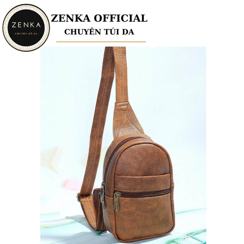 Túi da đeo chéo mini Zenka tiện dụng rất sang trọng, lịch lãm