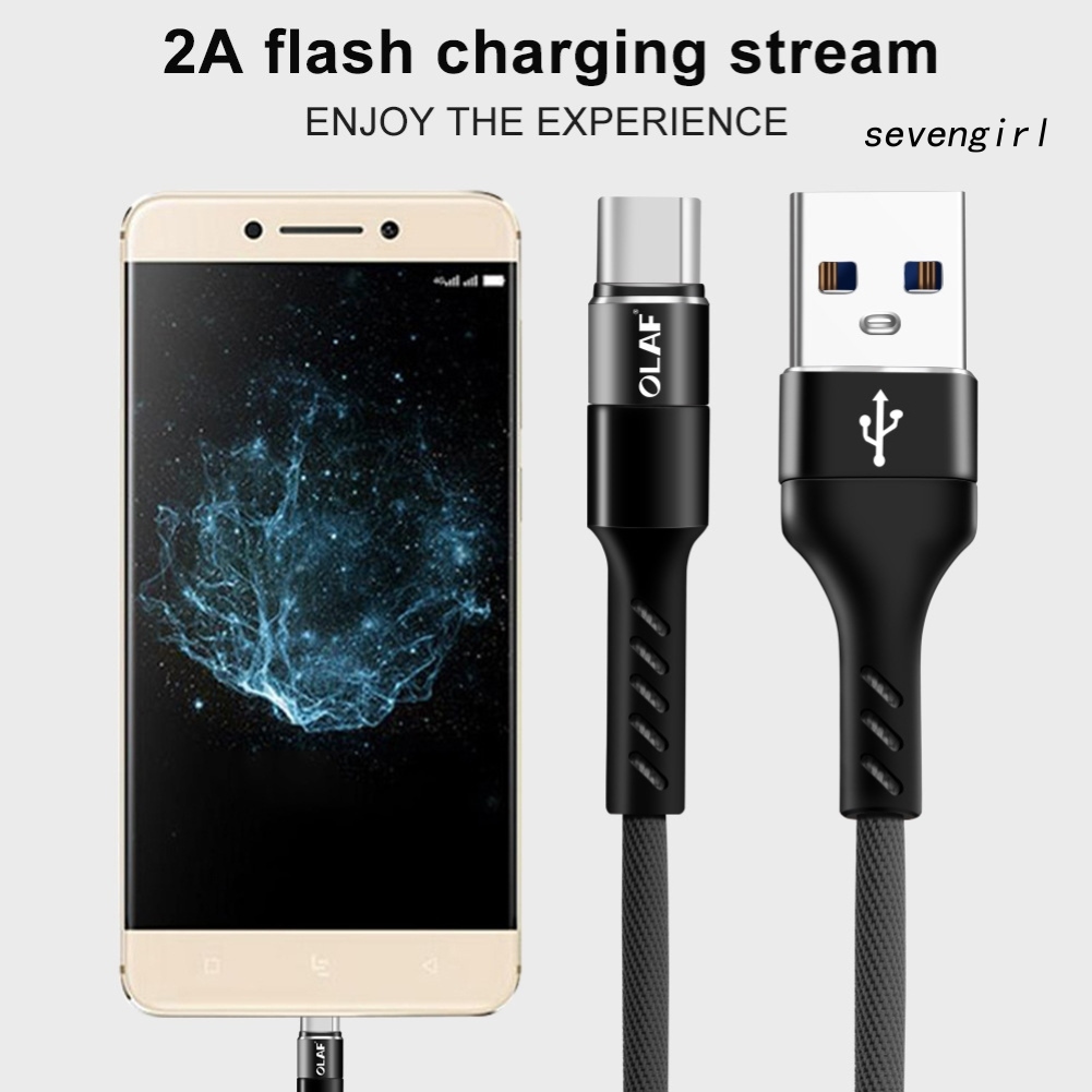 Cáp Sạc Nhanh Sev-Olaf 2a Micro-Usb Type-C Cho Điện Thoại Android