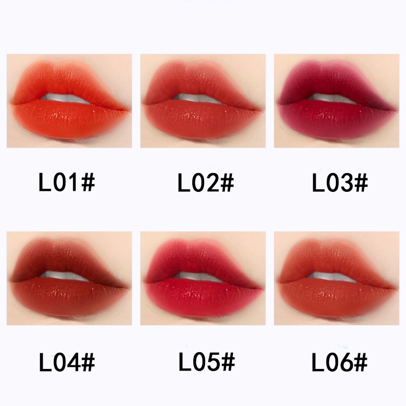 Son môi HEYXI velvet air lip bóng nhẹ không thấm nước và mồ hôi, lâu trôi, trang điểm dễ lên màu, không dính ly cao cấp