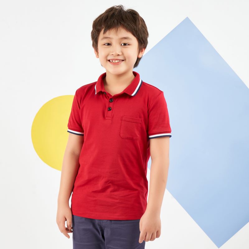 Áo thun phông polo cho bé trai, bé gái style Hàn Quốc Econice G. Size đại trẻ em 5, 6, 8, 10 tuổi