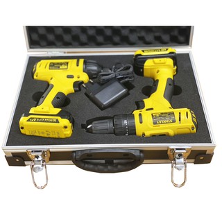 COMBO MÁY KHOAN MÁY BẮT VÍT STANLEY SCHI121S2FK