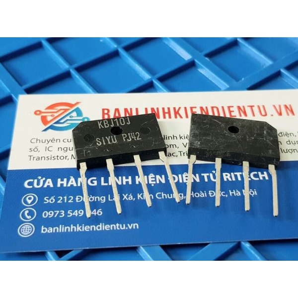 [ Combo 7 chiếc ] KBJ10J Diode Cầu 10A 600V