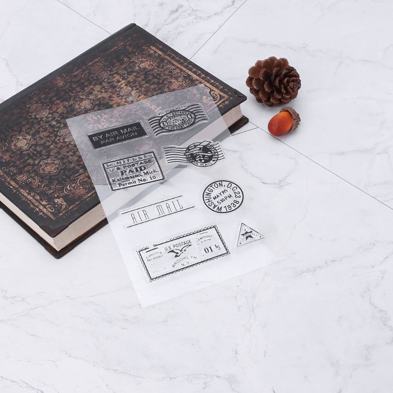 Con Dấu Trong Suốt Bằng Nhựa Pvc Với Họa Tiết Đáng Yêu Dùng Để Trang Trí Scrapbook