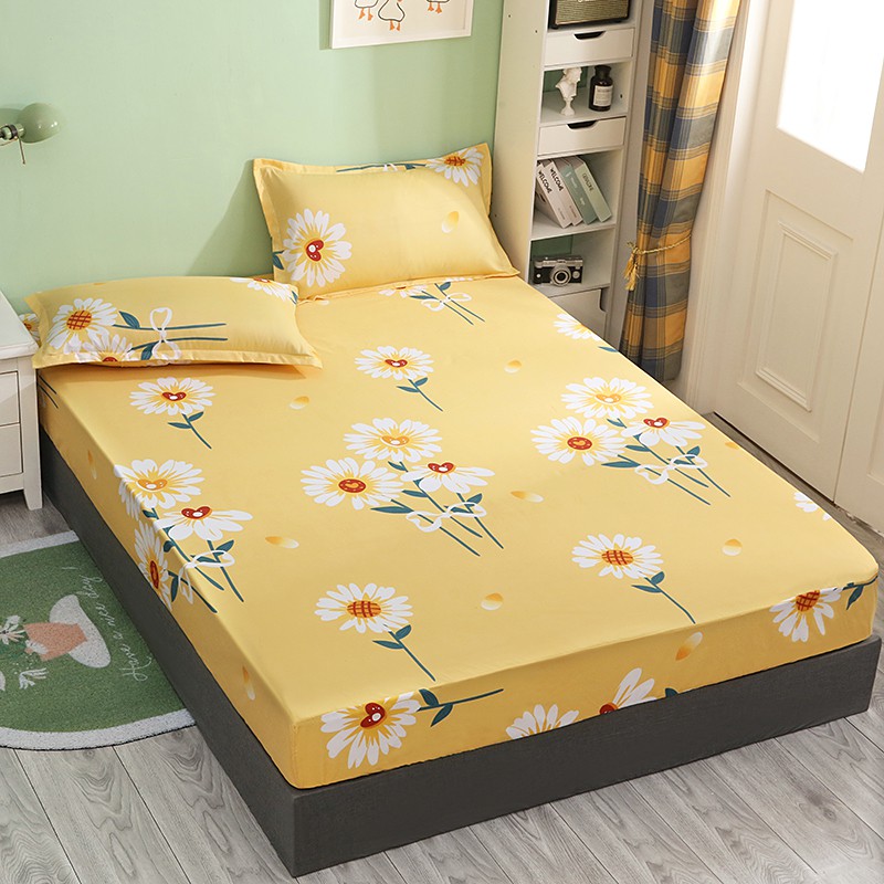 Bộ đồ giường 2 món DABRA gồm ga trải giường 1m2/ 1m5/ 1m8 và áo gối