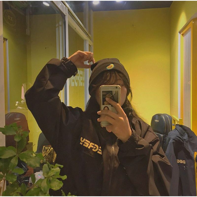 Áo khoác dù Derey Bé Xoài Jacket nam nữ unisex form rộng có dây kéo chống nắng tốt | BigBuy360 - bigbuy360.vn