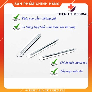 Kim lấy mụn (lancet lấy mụn - lancet lấy máu) [FREESHIP] hộp / 200 cái