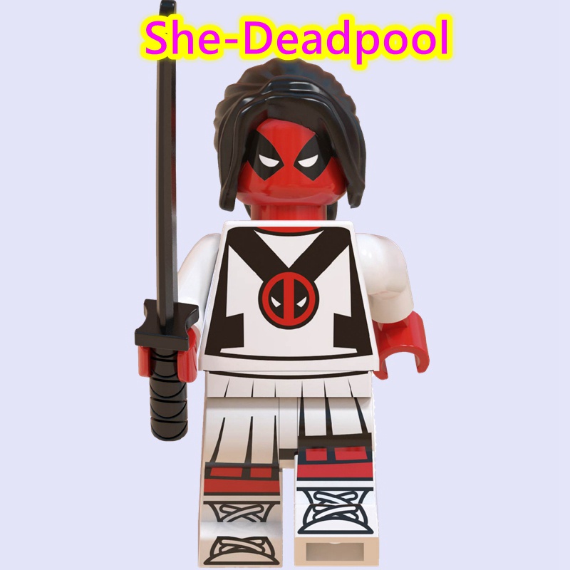 Đồ Chơi  Lắp Ráp Mô Hình Nhân Vật Deadpool Mini Dễ Thương Cho Bé