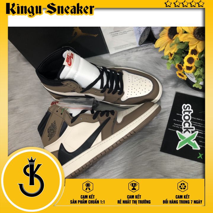 Jordan Air 1 - Nâu Đất 1:1 🟡 [HÀNG CHUẨN 1:1 + FULL BOX] 🟡 Giày Nam Cổ Cao Bản Chuẩn 1:1 Cao Cấp | BigBuy360 - bigbuy360.vn