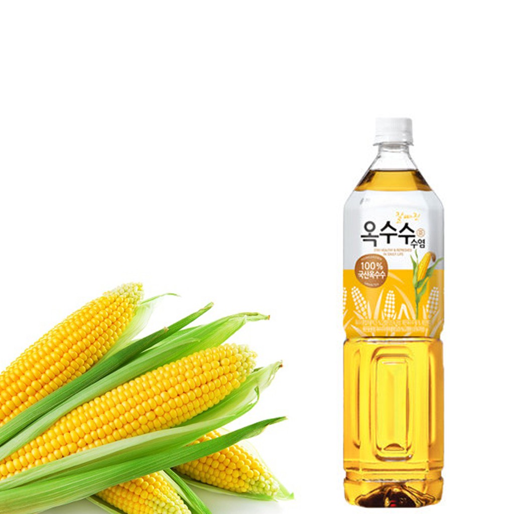 Nước Trà Râu Ngô WoongJin 1.5 L - Nhập Khẩu Hàn Quốc