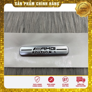 1 x logo kim loại //amg edition 1 dán trang trí xe hơi mercedes benz