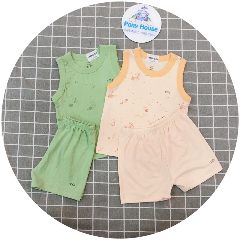 [FULL] Bộ Quần Áo Ba Lỗ Nous Đủ Mẫu Nu petit, nu doux, nu air (Size từ 6-9 Tháng đến 18-24 Tháng)
