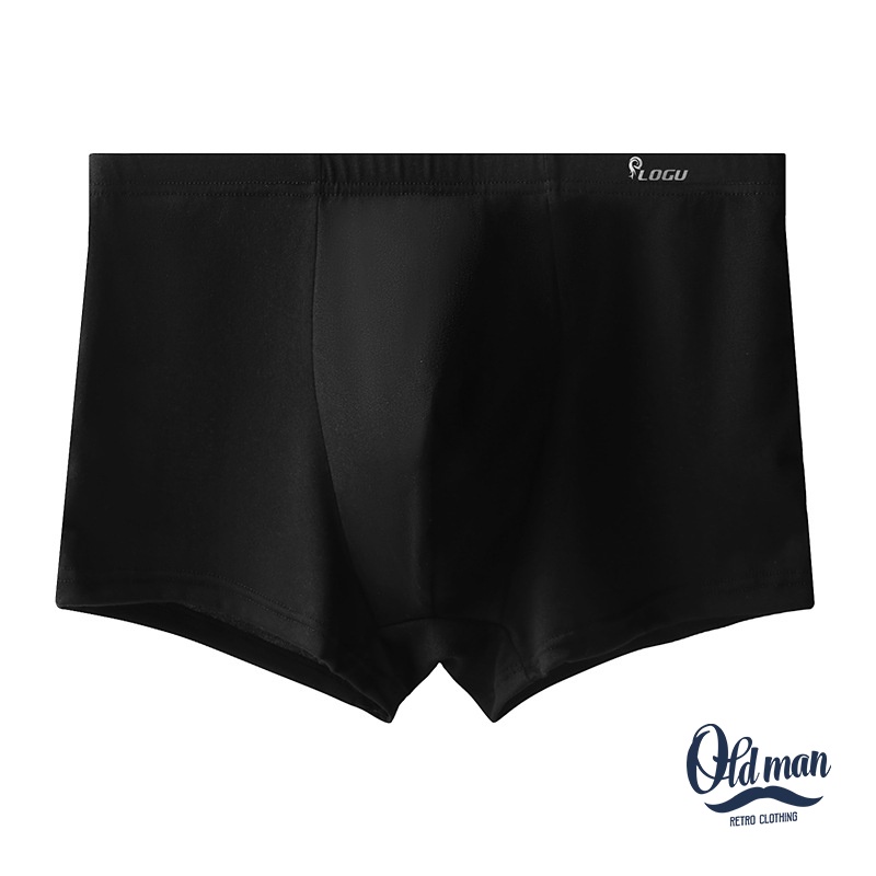 Quần Boxer Lụa Mát Lạnh Nam, Quần Lót Nam Thông Hơi Thun Mát Lạnh, Sịp Nam Modal OLDMAN