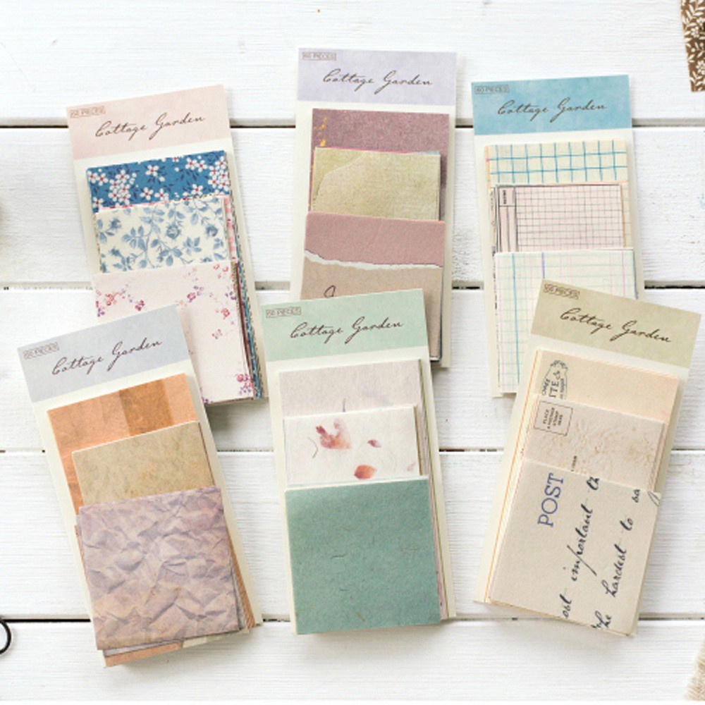 60 tờ giấy ghi nhớ retro vintage sáng tạo DIY