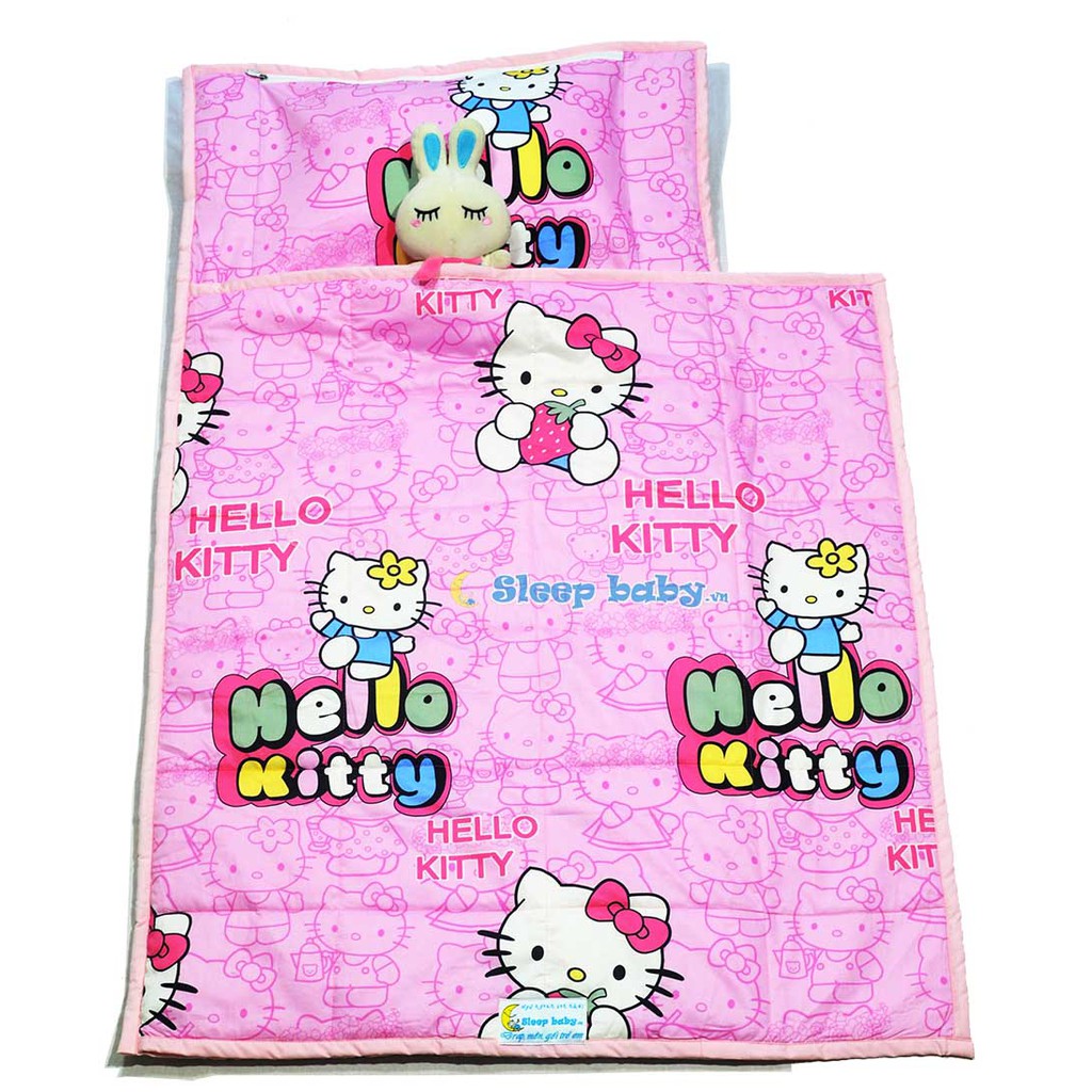 Nệm Liền Chăn (Túi ngủ mùa hè) Cho Bé Hình Hello Kitty Sleepbaby