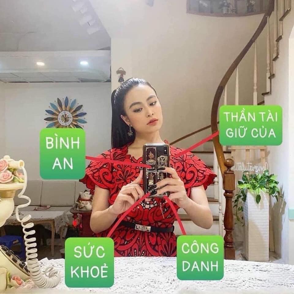 [ĐÃ THỈNH TRÊN CHÙA SỐ LƯỢNG CÓ HẠN] Miếng Dán Linh Phù Tài Lộc May Mắn Hộ Mệnh Phong Thuỷ Bình An Dán Điện Thoại