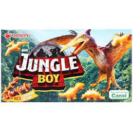Bánh ORION® Jungle Boy vị sườn bò sốt cam bổ sung canxi 35g