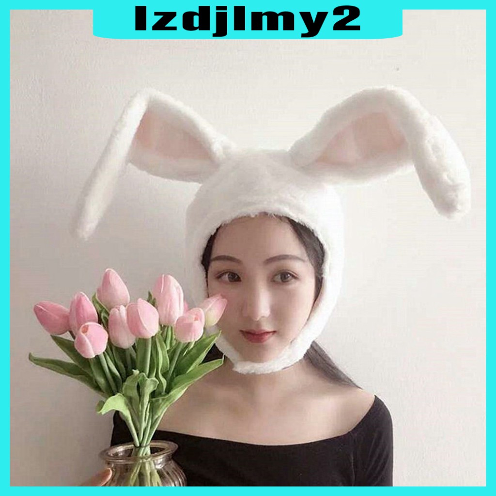 Mũ thiết kế tai thỏ ấm áp dễ thương cho nữ