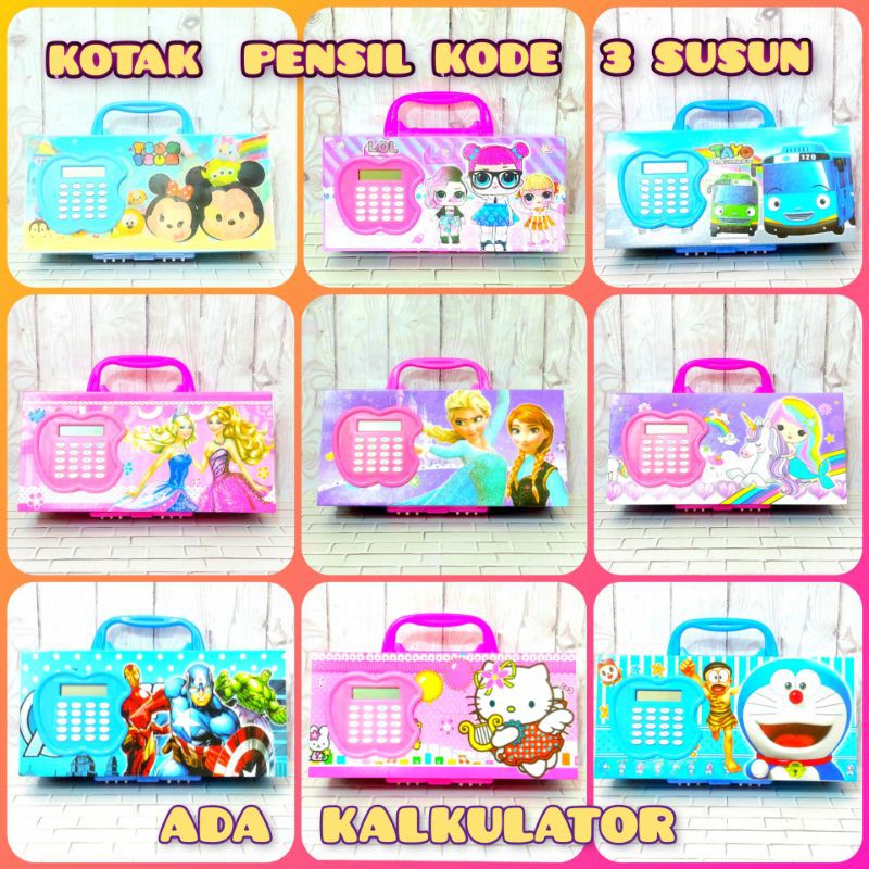 Bàn Phím 3 Tầng Hình Mèo Hello Kitty Tayo Tsum2