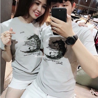 Áo thun đôi nam nữ