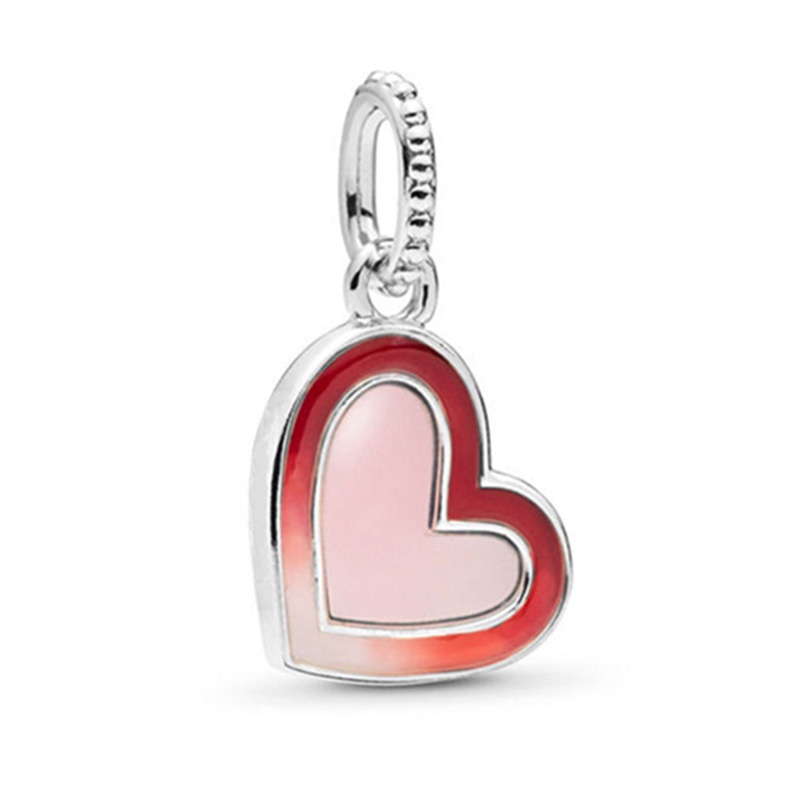 Son Môi Đỏ Trái Tim Tình Yêu Của Chúa Giàu Có Hạt Zircon Phù Hợp Làm Trang Sức Vòng Tay DIY Phù Hợp Làm Quà Cho Nam Và Nữ