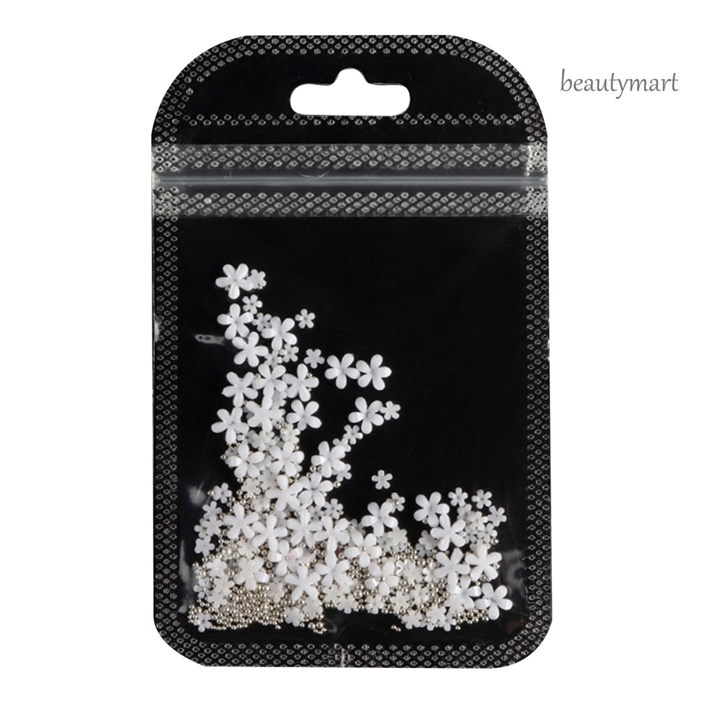 [Hàng mới về] Túi hạt cườm hình hoa 3D trang trí móng đa năng chống nước cho salon