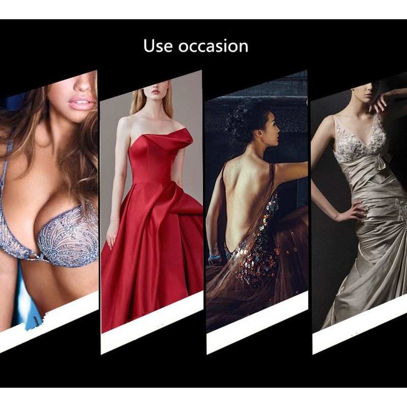 [6 pairs Silicone Breast Lift up Nipple Covers] [Women Reusable Self Adhesive Invisible Nippleless Breast Petals]