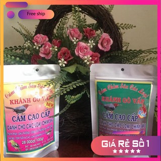 Cám Chim Sâu Khánh Gò Vấp Thay Lông -  Căng Lửa 100gr - Thức Ăn Chim Cao Cấp.