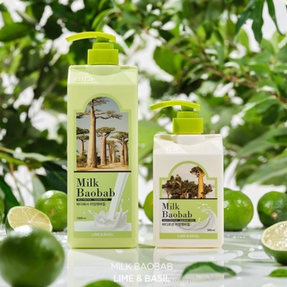 Sữa tắm dưỡng da lưu hương nước hoa Milk Baobab Body Wash 1000ml
