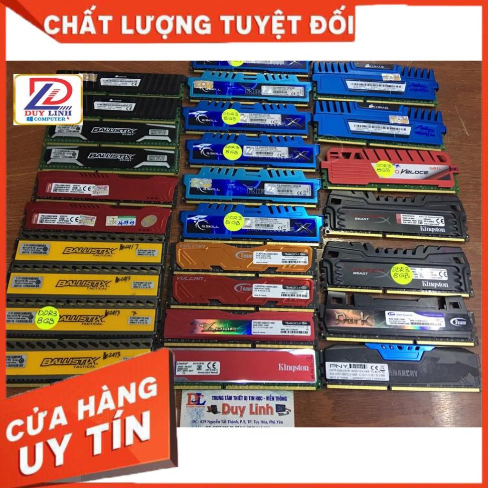 (giá khai trương) Ram DDR3 8G/1600 team và các loại tản thép